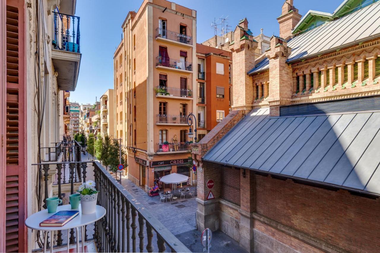 Charming & Convenient Apartment Near Plaza Espanya Barcellona Esterno foto
